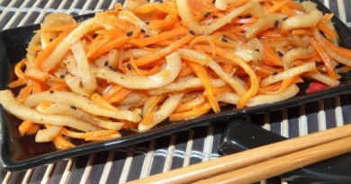 рецепт маринованных кальмаров по корейски