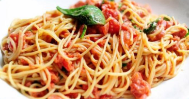 рецепт спагетти с сыром и помидорами