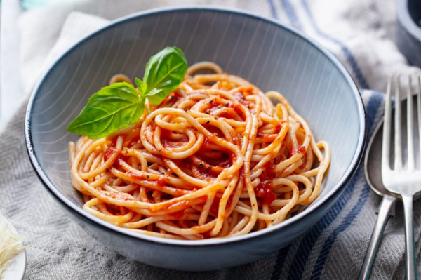 рецепт спагетти с томатной пастой