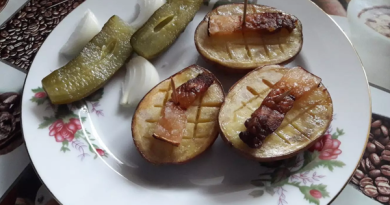рецепт запеченной картошки с салом