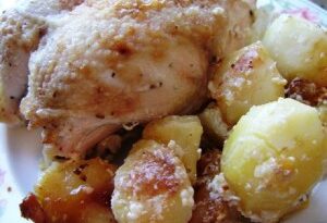 рецепт картошки с куриной грудкой